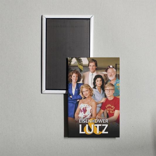 Eisenhower and Lutz TV Show Fridge Magnet