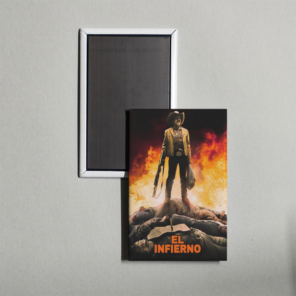 El Infierno Mini Movie Fridge Magnet