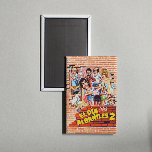 El día de los albañiles 2 Mini Movie Fridge Magnet