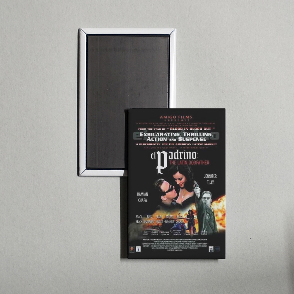 El padrino The Latin Godfather Mini Movie Fridge Magnet