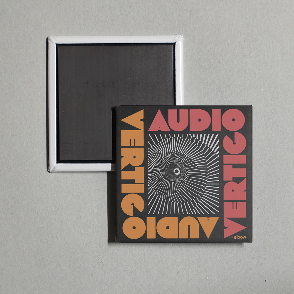 Elbow - AUDIO VERTIGO Album Cover Fridge Magnet