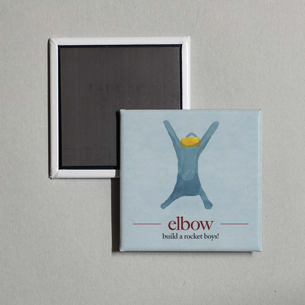 Elbow - build a rocket boys! Album Cover Fridge Magnet