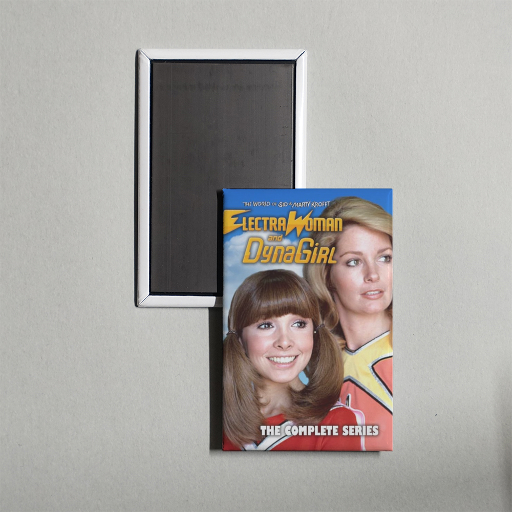 Electra Woman and Dyna Girl TV Show Fridge Magnet