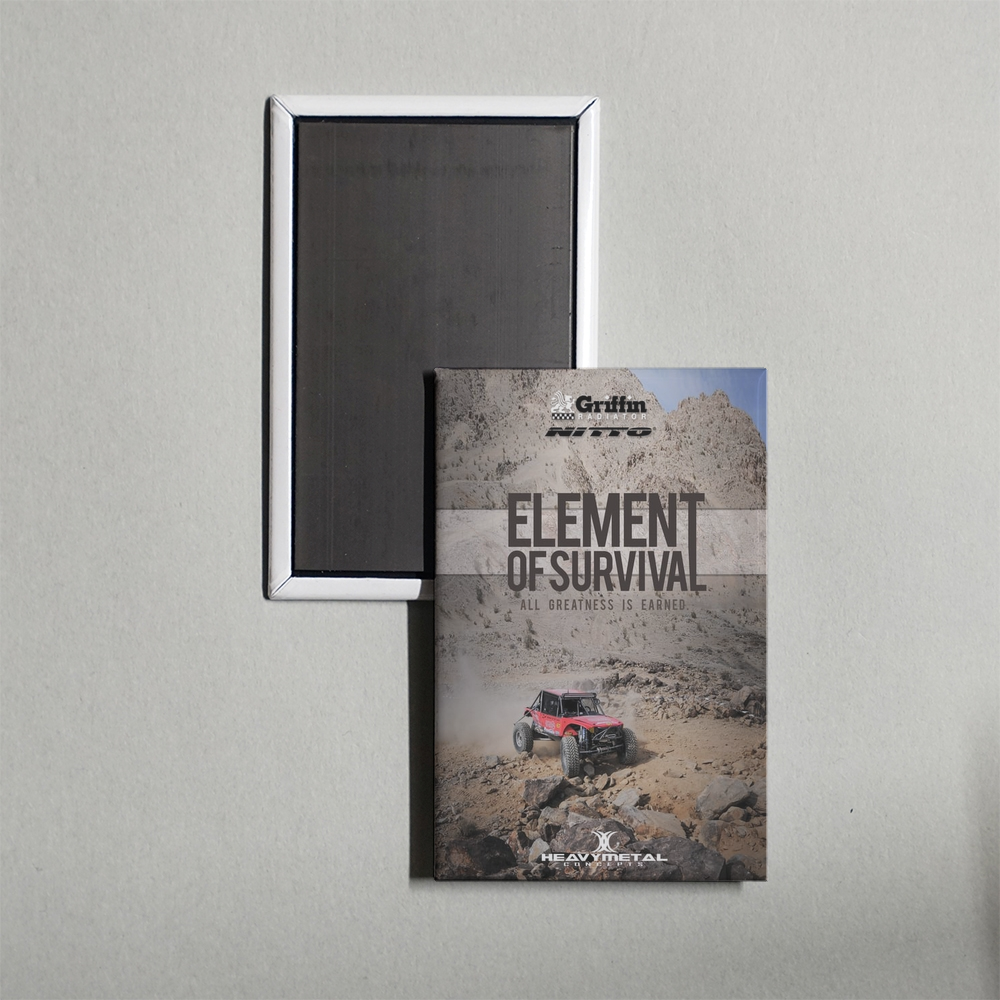 Element of Survival Mini Movie Fridge Magnet