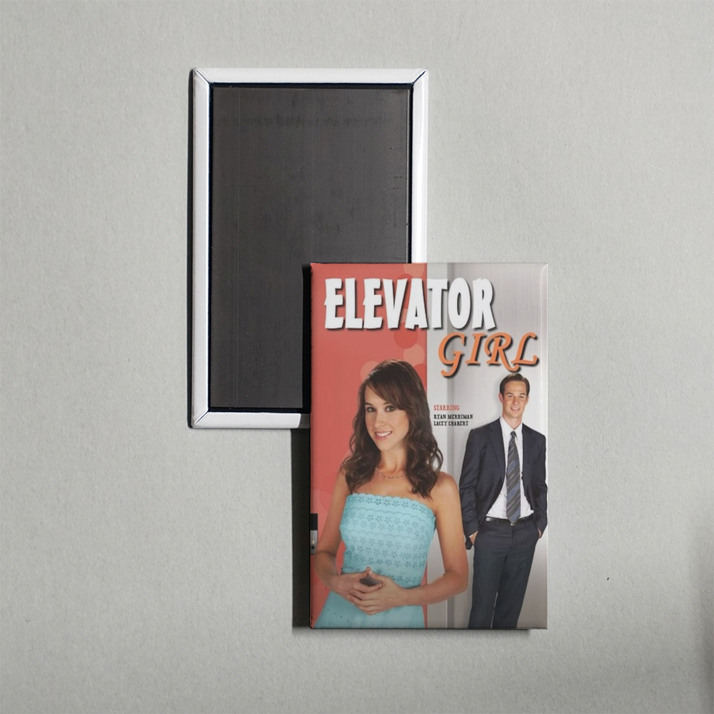 Elevator Girl Mini Movie Fridge Magnet