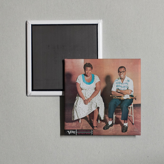 Ella Fitzgerald - Ella and Louis Album Cover Fridge Magnet