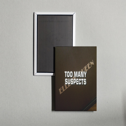 Ellery Queen Too Many Suspects Mini Movie Fridge Magnet