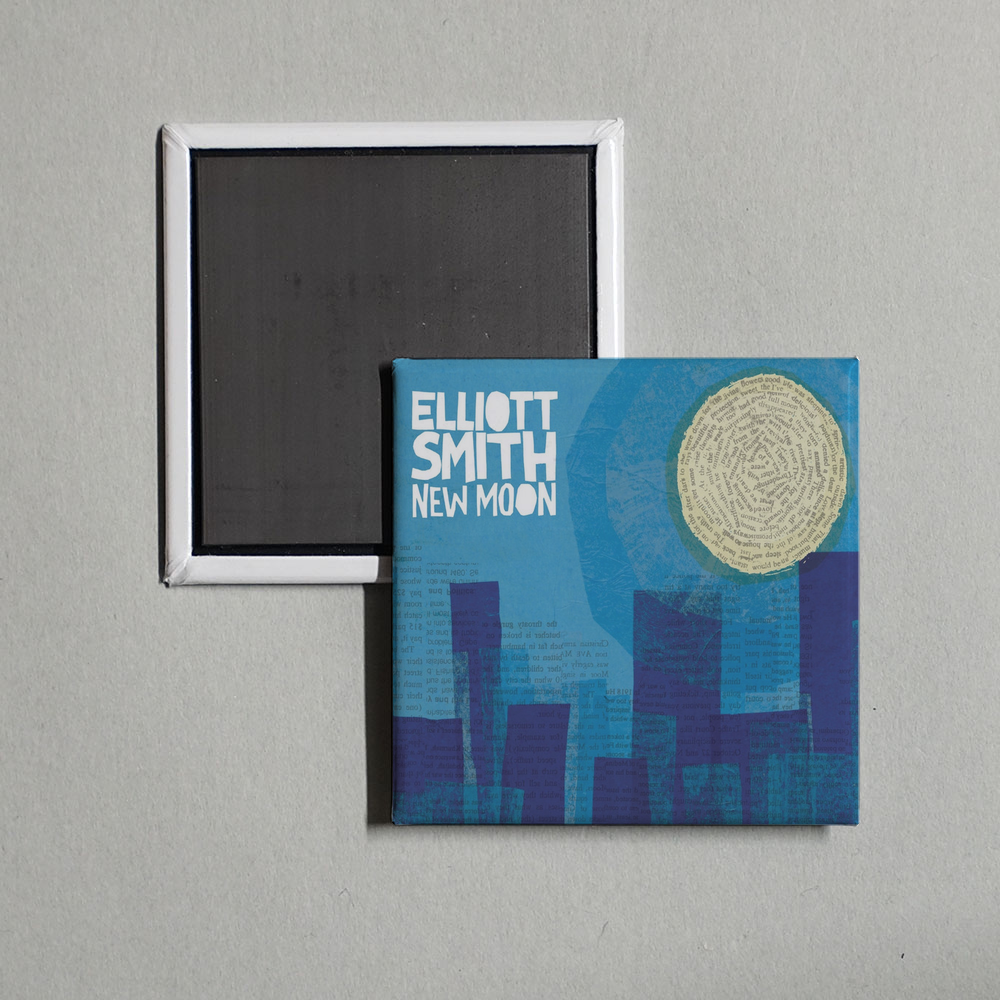 Elliott Smith - New Moon Album Cover Fridge Magnet