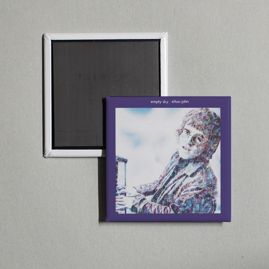 Elton John - Empty Sky Album Cover Fridge Magnet
