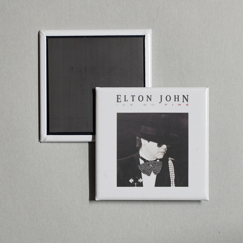 Elton John - Ice On Fire Album Cover Fridge Magnet