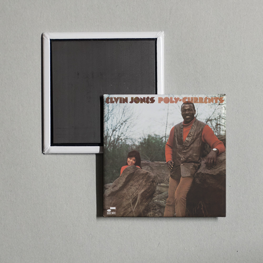 Elvin Jones - Poly-Currents Album Cover Fridge Magnet