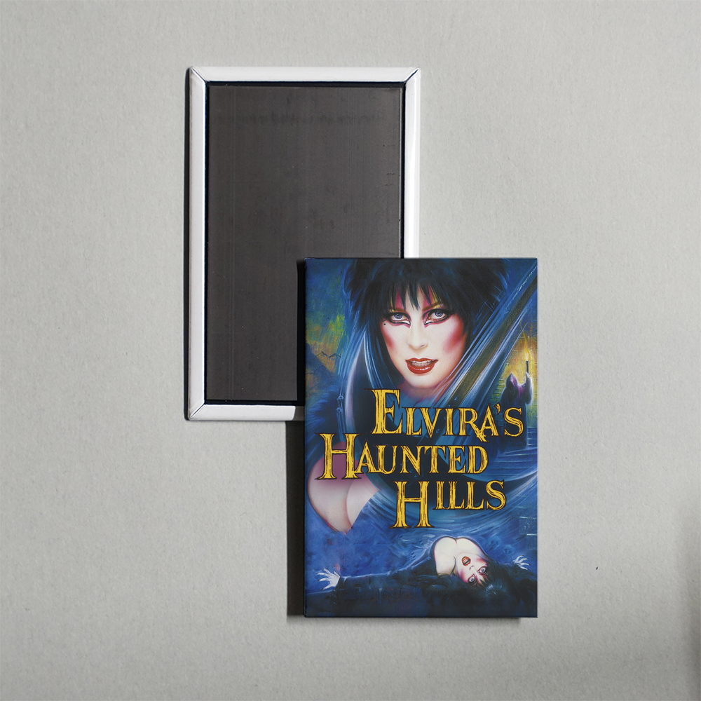 Elvira's Haunted Hills B Mini Movie Fridge Magnet