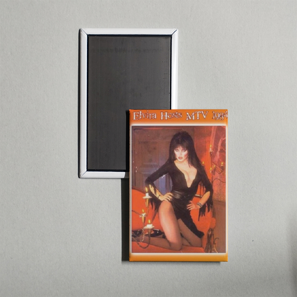 Elvira's MTV Halloween Party Mini Movie Fridge Magnet