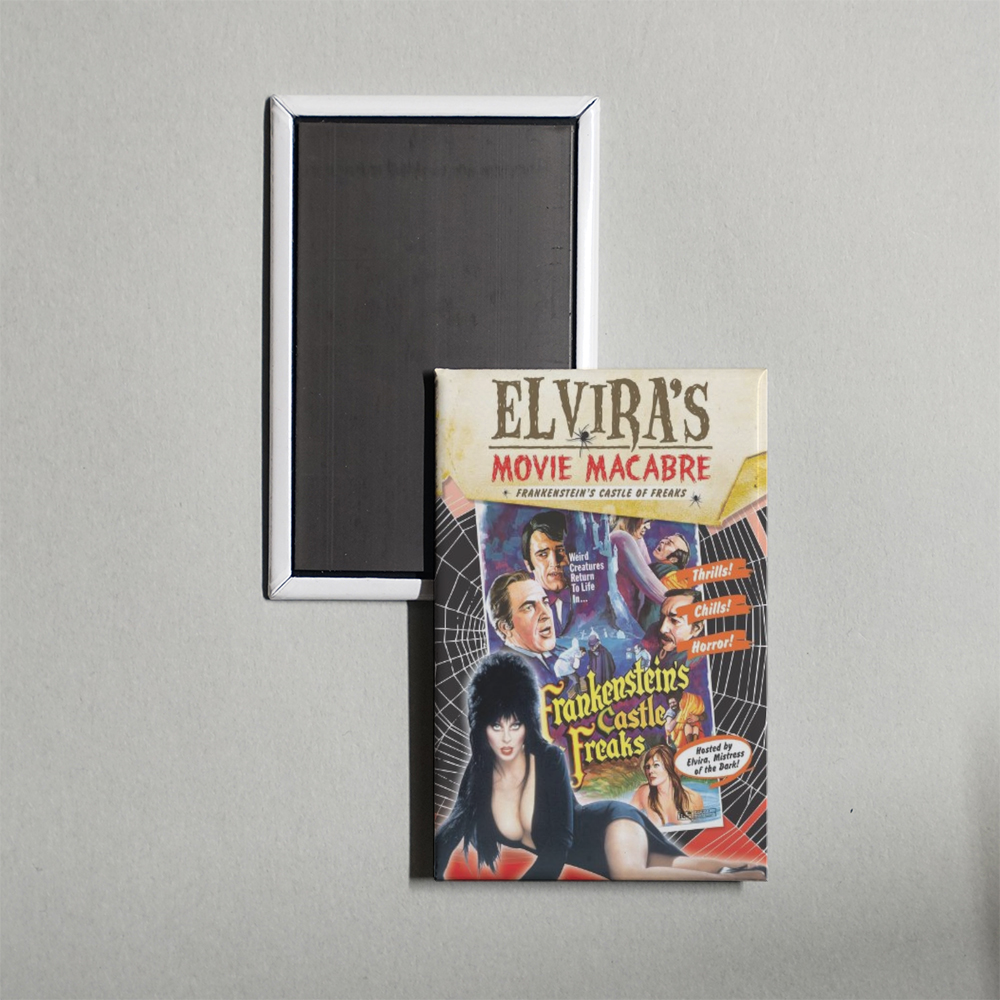 Elvira's Movie Macabre B Mini Movie Fridge Magnet