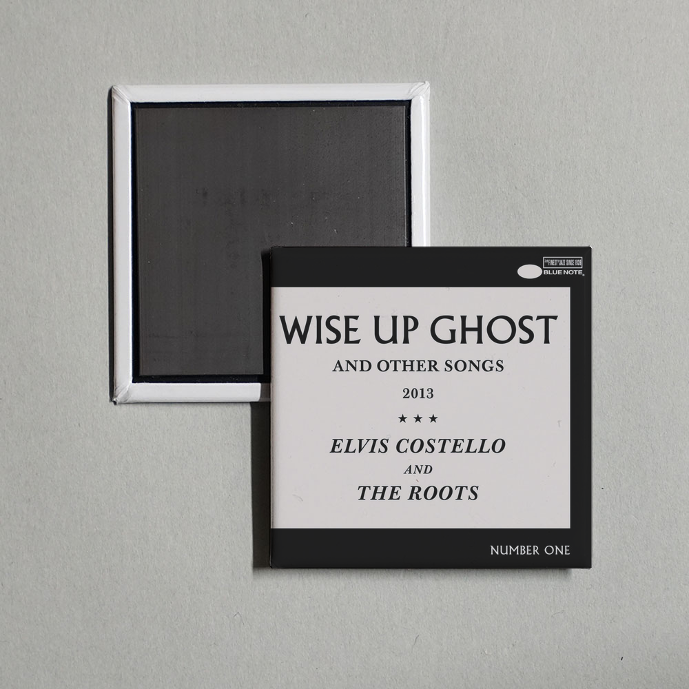 Elvis Costello And The Roots - Wise Up Ghost (Deluxe) Album Cover Fridge Magnet