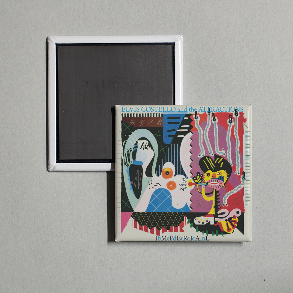 Elvis Costello & The Attractions - Imperial Bedroom Album Cover Fridge Magnet