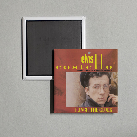 Elvis Costello & The Attractions - Punch The Clock Album Cover Fridge Magnet