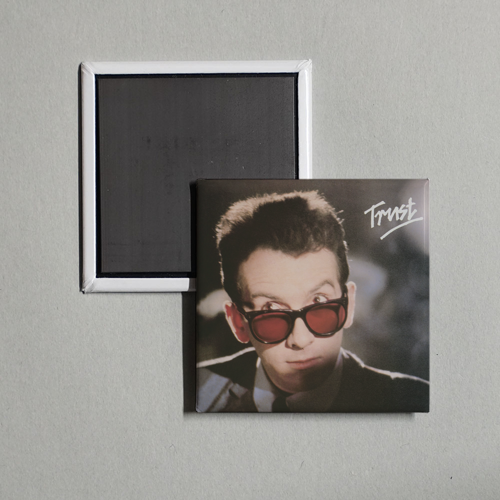 Elvis Costello & The Attractions - Trust Album Cover Fridge Magnet