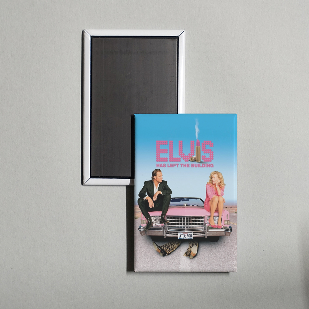 Elvis Has Left the Building Mini Movie Fridge Magnet