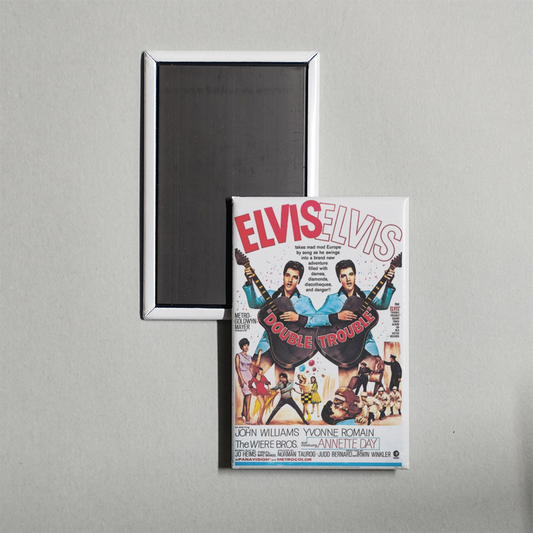 Elvis Movie - Double Trouble Mini Movie Fridge Magnet