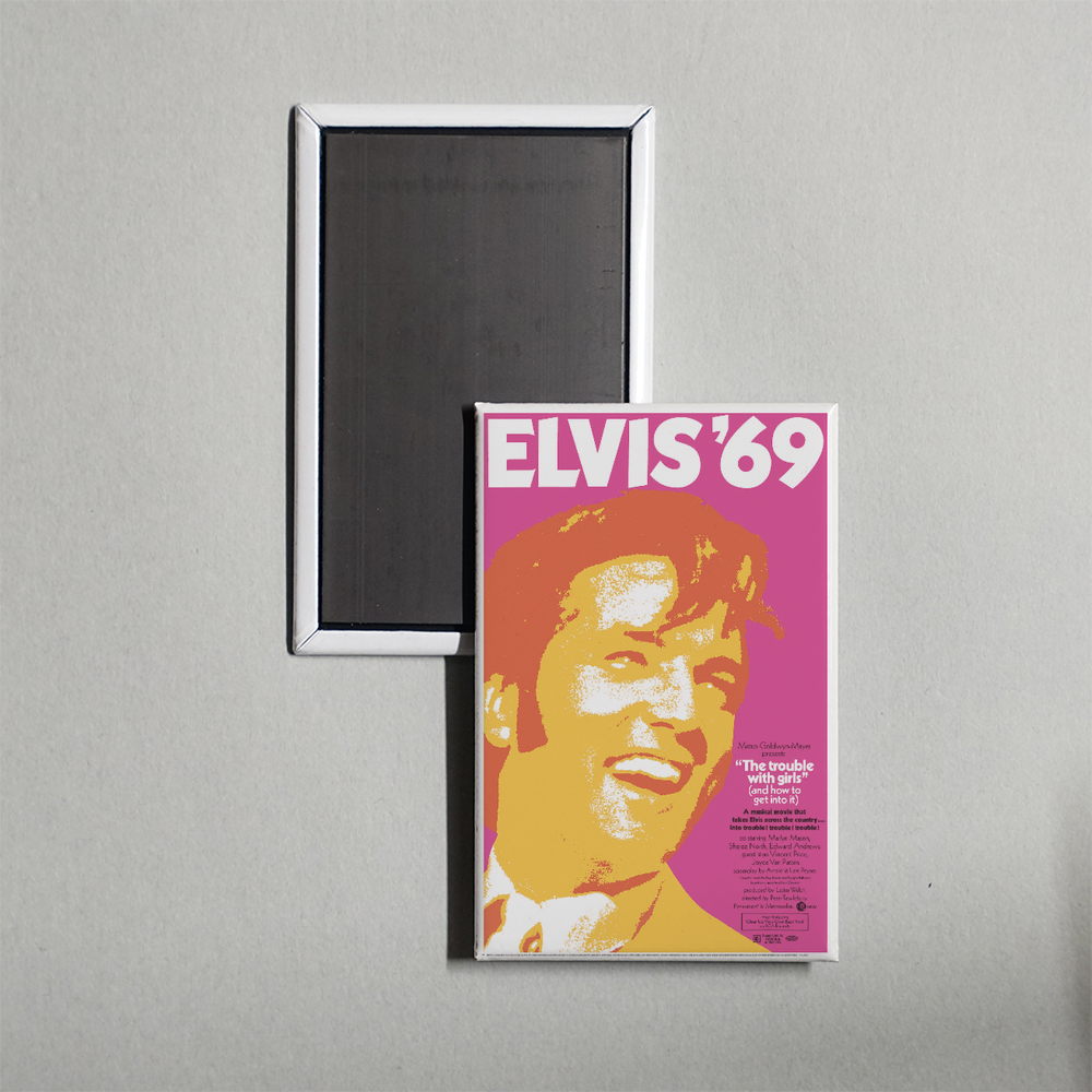 Elvis Movie - Elvis 69 Mini Movie Fridge Magnet