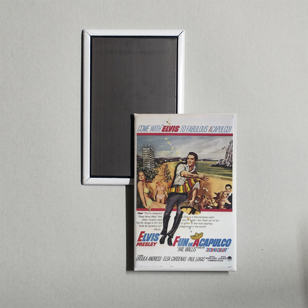 Elvis Movie - Fun in Acapulco Mini Movie Fridge Magnet