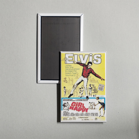 Elvis Movie - Girl Happy Mini Movie Fridge Magnet