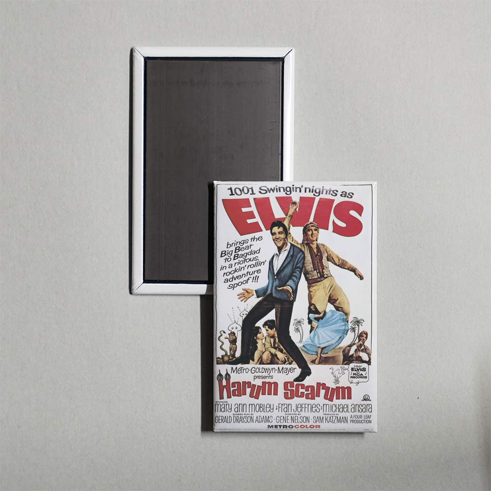 Elvis Movie - Harum Scarum Mini Movie Fridge Magnet