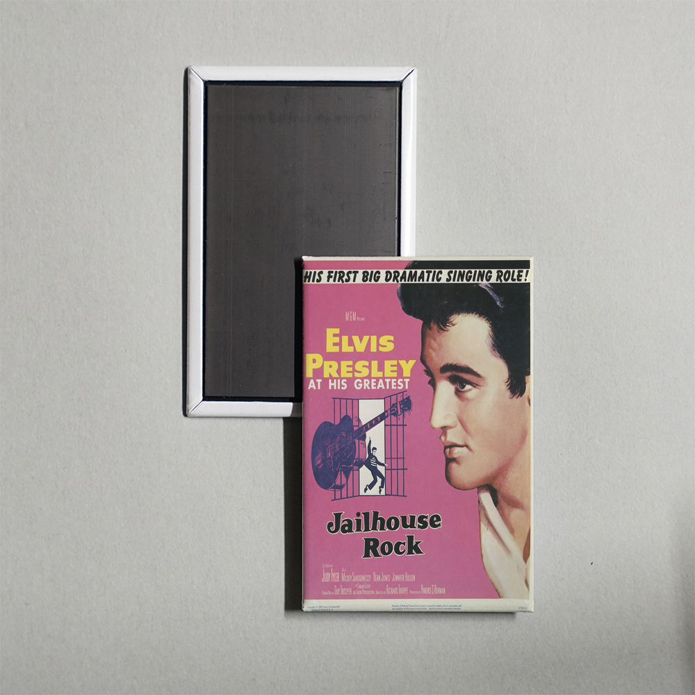 Elvis Movie - Jailhouse Rock Mini Movie Fridge Magnet