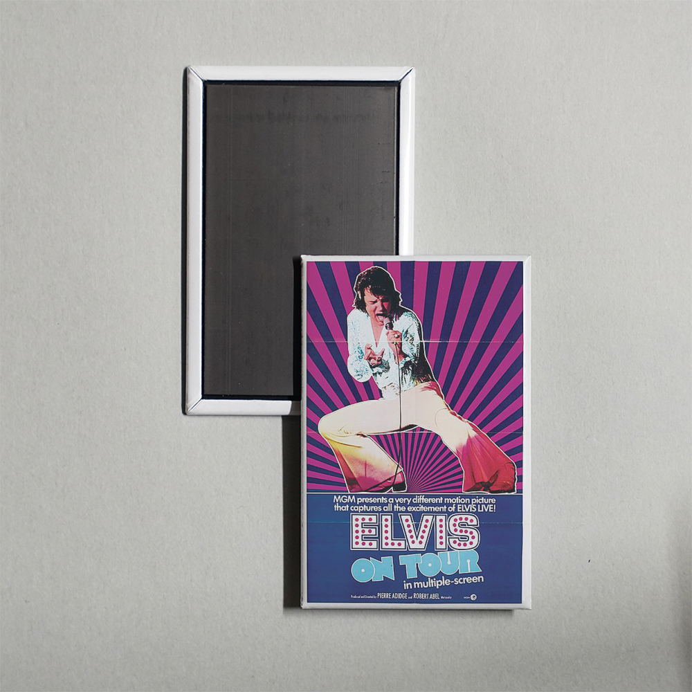 Elvis Movie - On Tour Mini Movie Fridge Magnet