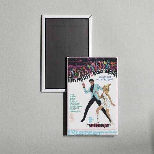 Elvis Movie - Speedway Mini Movie Fridge Magnet