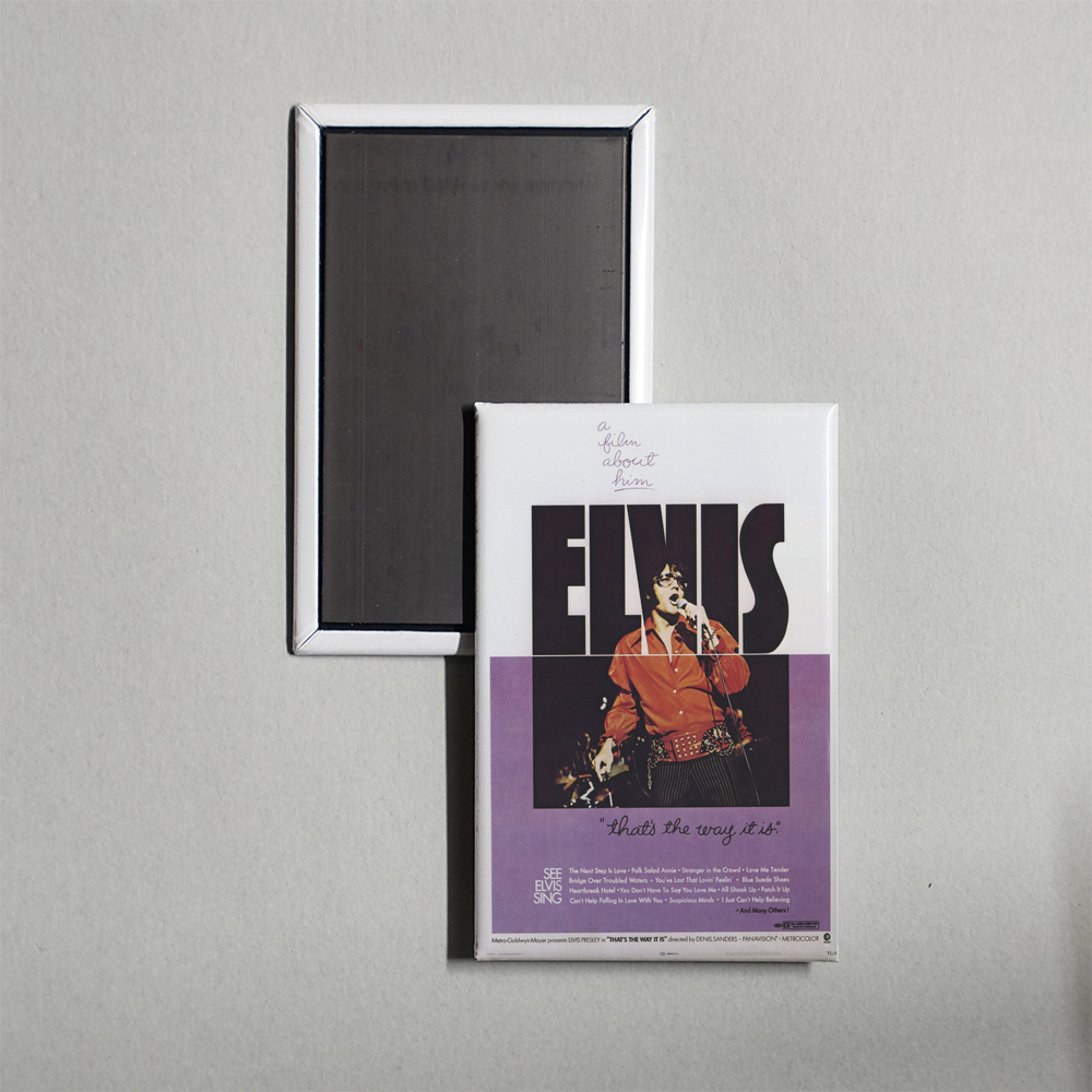 Elvis Movie - That's The Way It Is Mini Movie Fridge Magnet