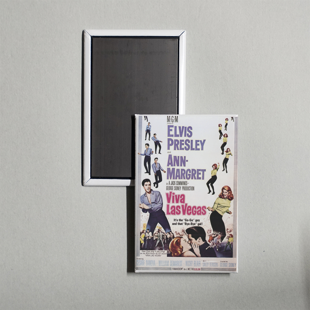 Elvis Movie - Viva Las Vegas Mini Movie Fridge Magnet