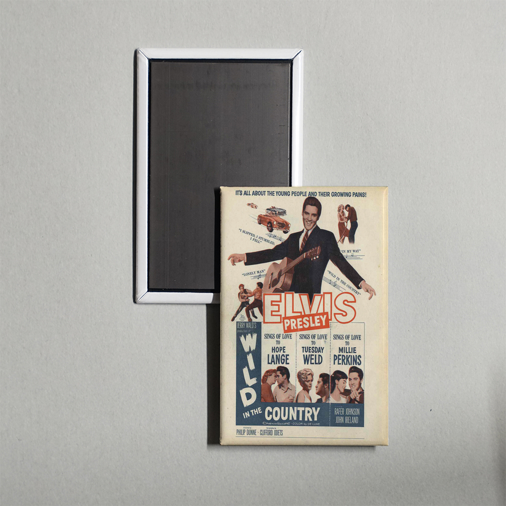 Elvis Movie - Wild Country Mini Movie Fridge Magnet