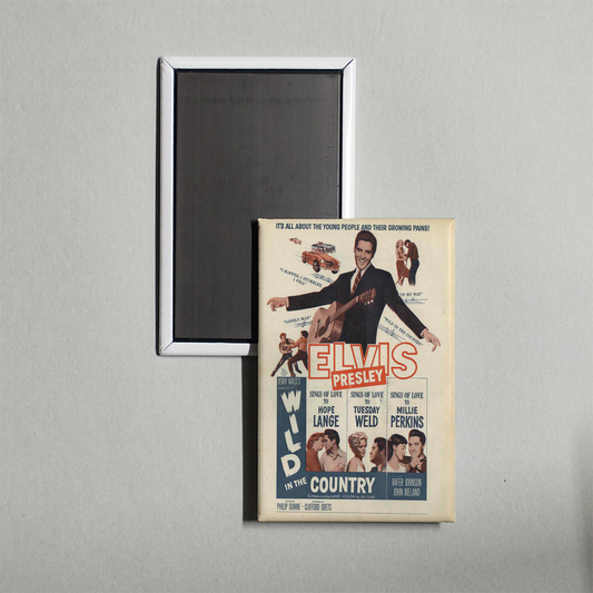 Elvis Movie - Wild Country Mini Movie Fridge Magnet