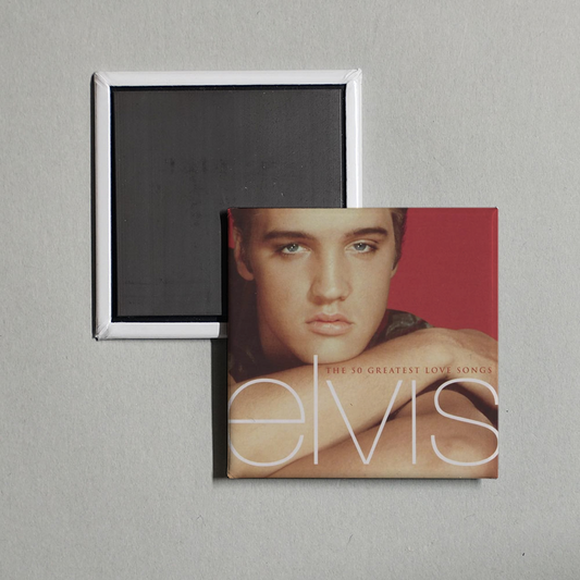 Elvis Presley - 50 Greatest Love Songs Album Cover Fridge Magnet