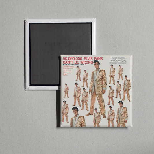 Elvis Presley - 50,000,000 Elvis Fans Can't Be Wrong Elvis' Gold Records, Vol. 2 Album Cover Fridge Magnet