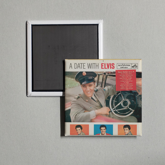 Elvis Presley - A Date With Elvis Album Cover Fridge Magnet