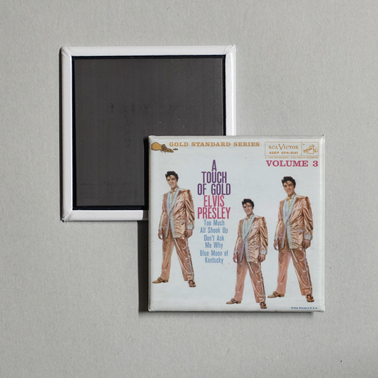 Elvis Presley - A Touch of Gold Vol 3 Album Cover Fridge Magnet