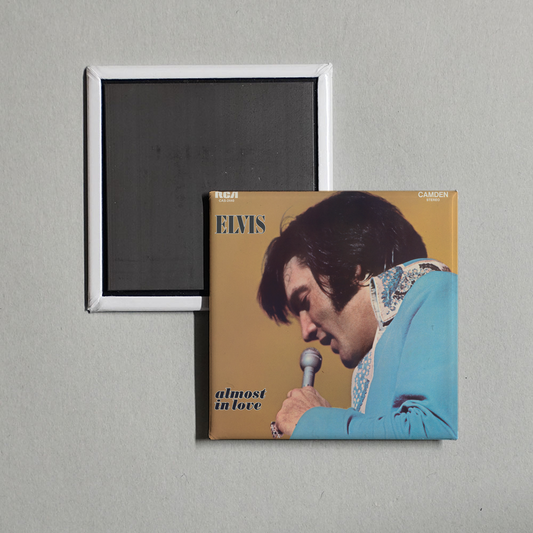 Elvis Presley - Almost in Love Album Cover Fridge Magnet