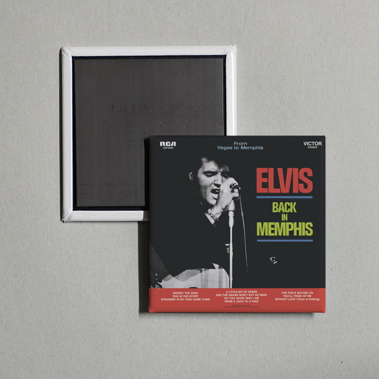 Elvis Presley - Back In Memphis Album Cover Fridge Magnet