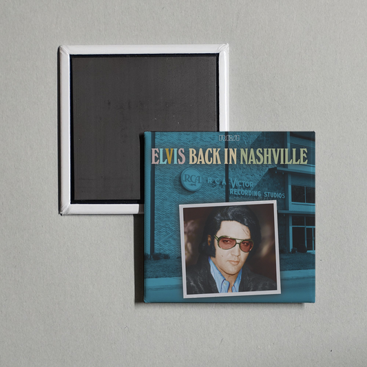 Elvis Presley - Back in Nashville Album Cover Fridge Magnet
