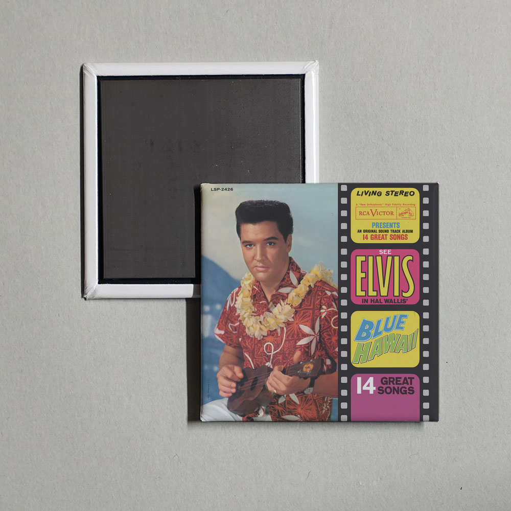 Elvis Presley - Blue Hawaii Album Cover Fridge Magnet