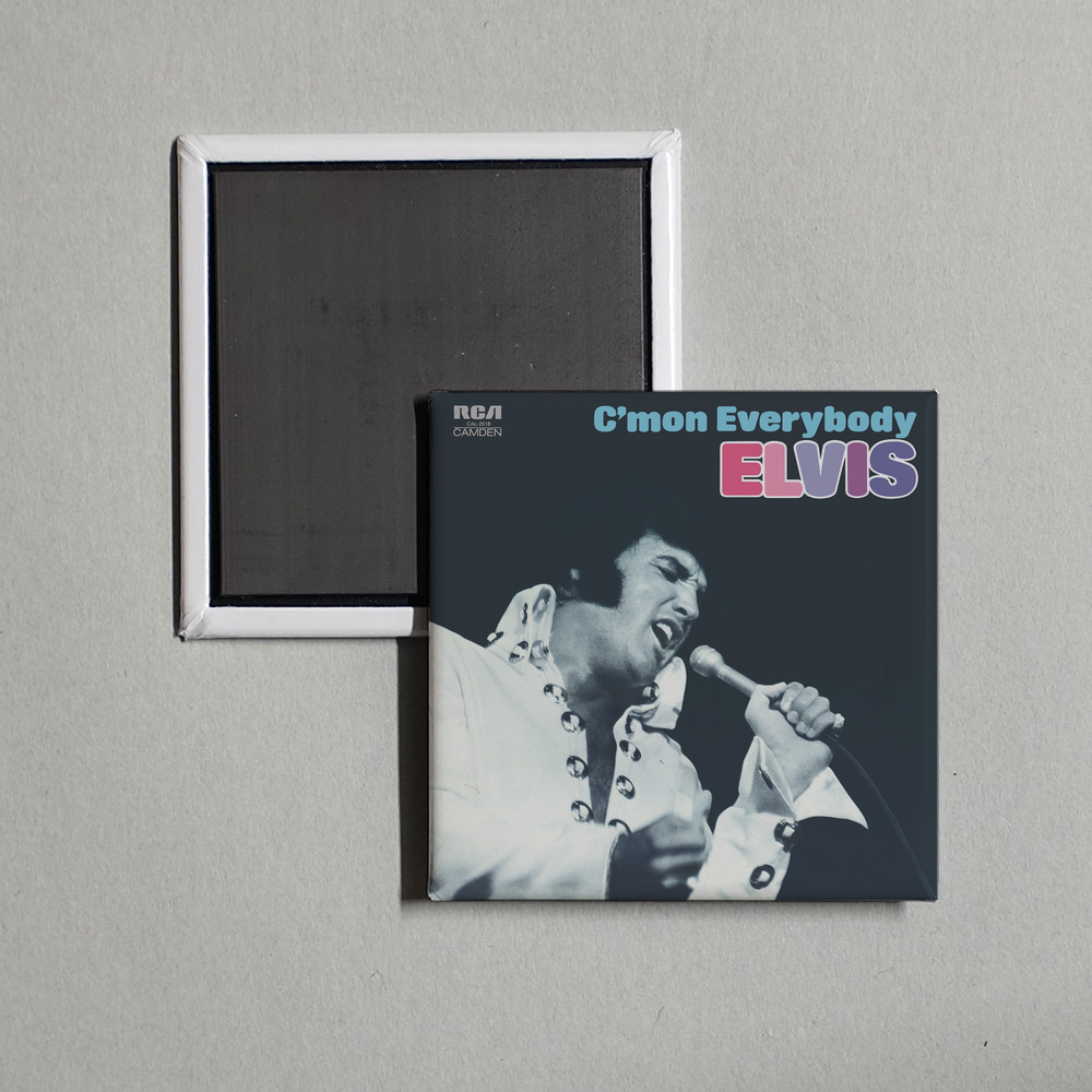 Elvis Presley - C'mon Everybody Album Cover Fridge Magnet
