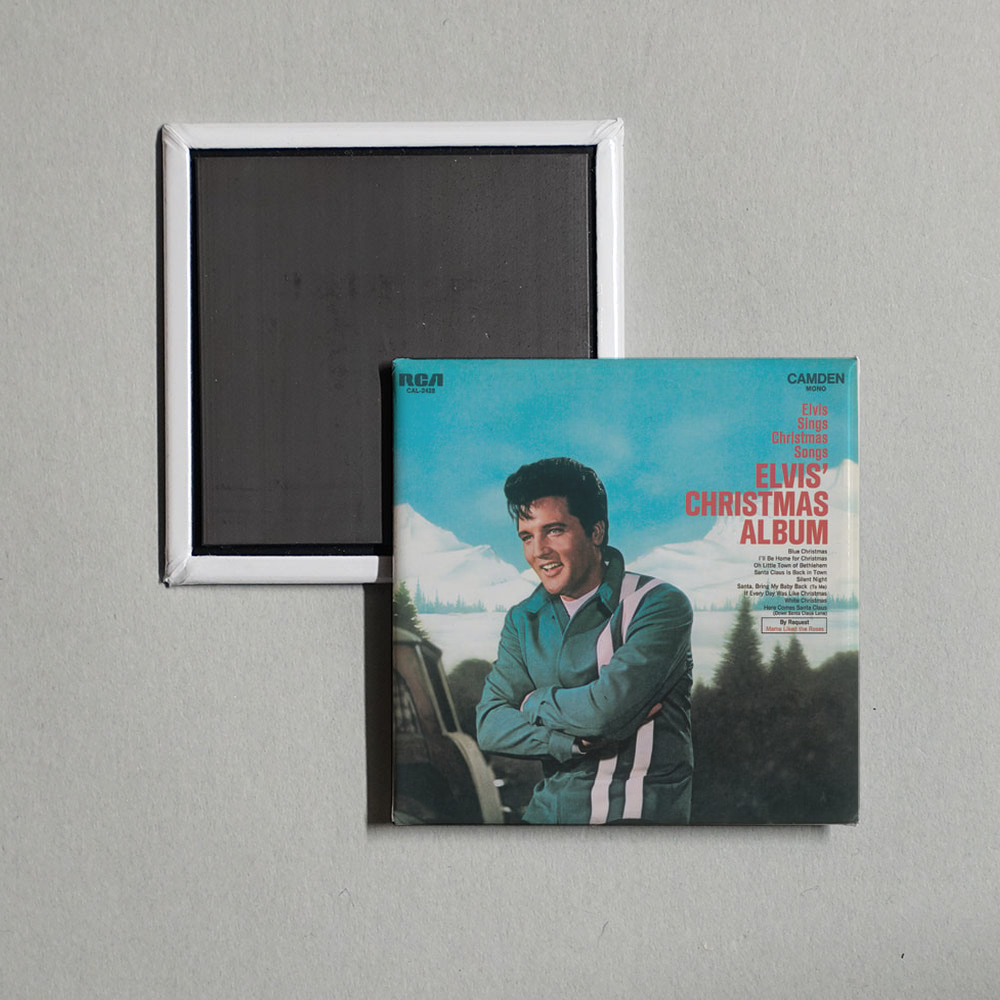 Elvis Presley - Christmas Album Album Cover Fridge Magnet