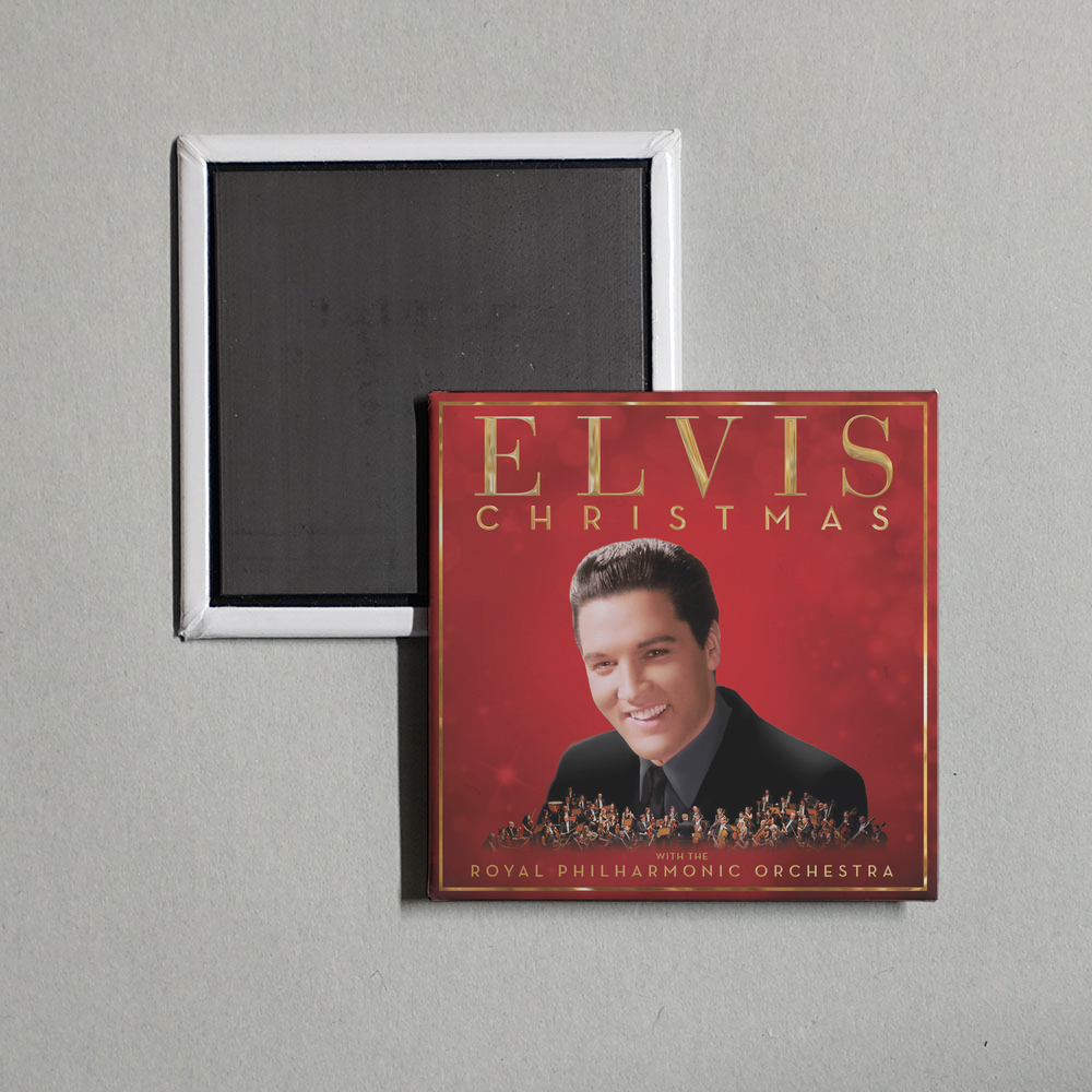 Elvis Presley - Christmas with Elvis and the Royal Philharmonic Orchestra (Deluxe) Album Cover Fridge Magnet
