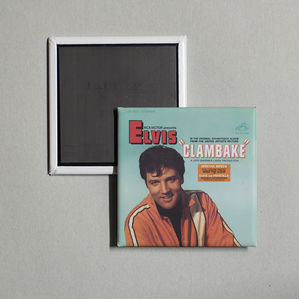 Elvis Presley - Clambake Album Cover Fridge Magnet