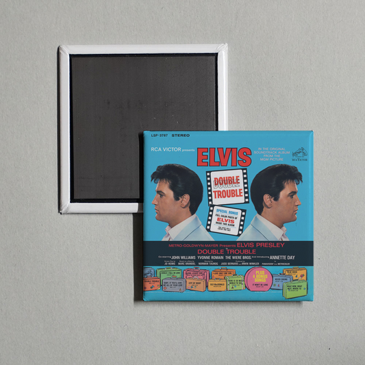 Elvis Presley - Double Trouble Album Cover Fridge Magnet