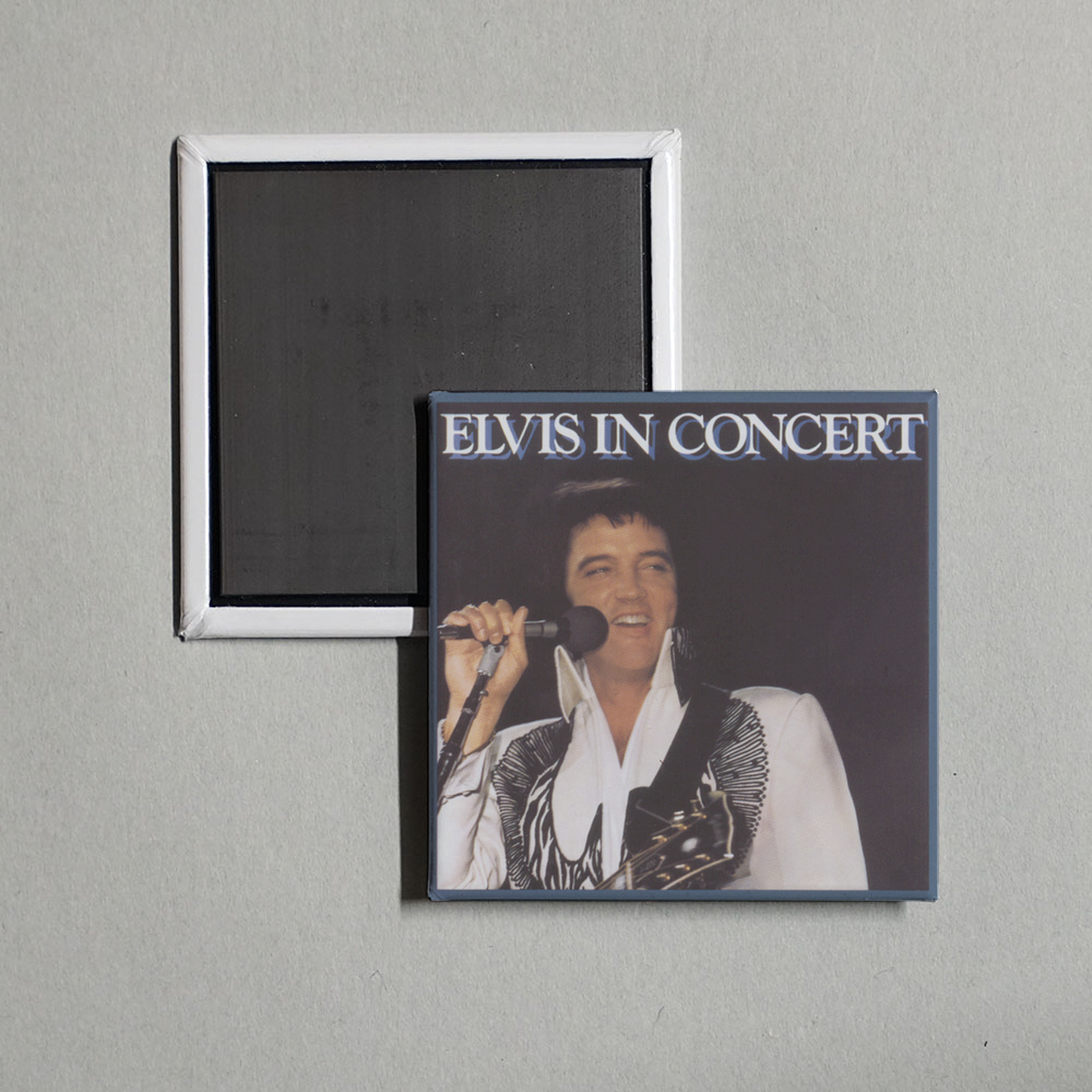 Elvis Presley - Elvis In Concert (Live) Album Cover Fridge Magnet