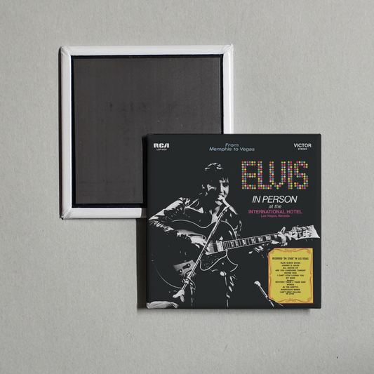 Elvis Presley - Elvis In Person (Live) Album Cover Fridge Magnet